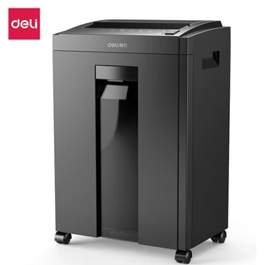 Deli เครื่องทำลายเอกสาร 23 ลิตร เครื่องย่อยกระดาษ ขนาด A4 16 แผ่น อุปกรณ์สำนักงาน Paper Shredder รุ่น E9952 & 27530 & ET051 & ET053 & ET048 & ET058