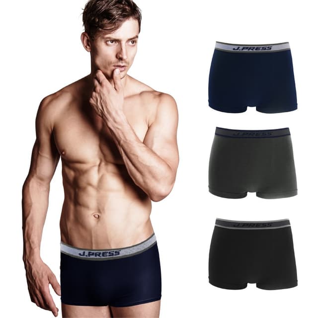 J.Press กางเกงในชาย ขาสั้น Seamless เจเพรส รุ่น 8227 บรรจุ 1