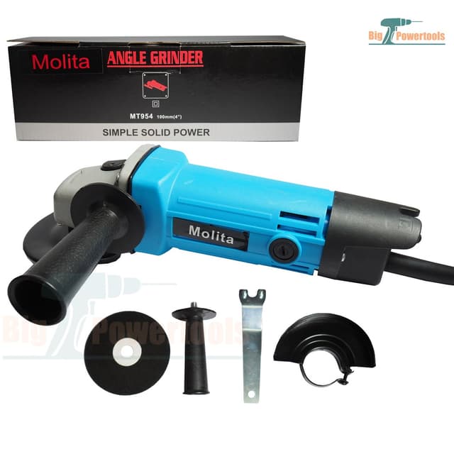 MOLITA เครื่องเจียร์ เครื่องเจียร์ไฟฟ้า ลูกหมู 4 นิ้ว 800W ร