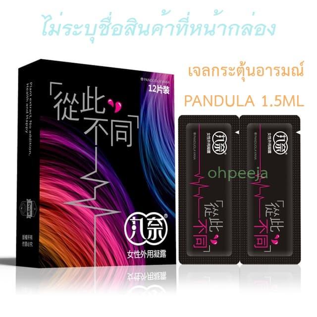 เจลกระตุ้นสำหรับผู้หญิงอารมณ์หญิง PANDUOLA 1.5 ml ลิ้นได้ ลด
