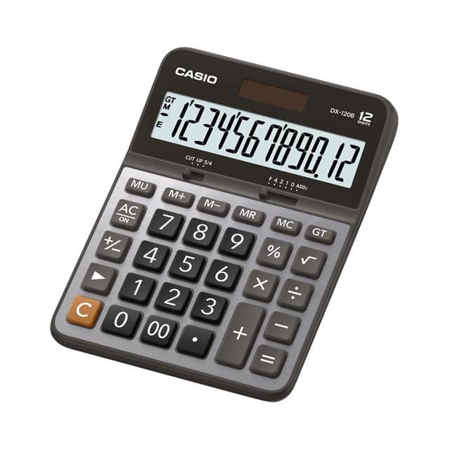 Casio Calculator เครื่องคิดเลข  คาสิโอ รุ่น  DX-120B แบบตั้ง