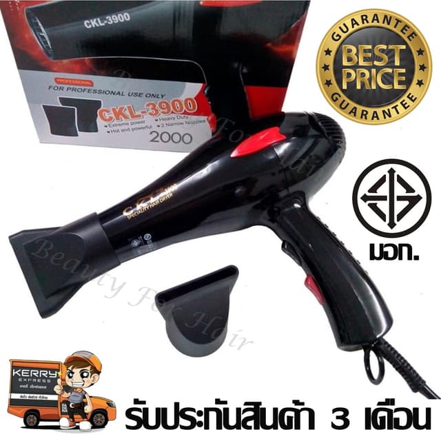 ไดร์เป่าผม CKL รุ่น CKL-3900(ร้านทำผมนิยมใช้) Professional H