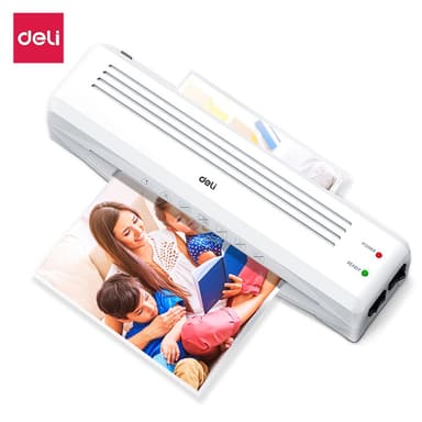 Deli E14378 และ E14379 เครื่องเคลือบบัตร A4 A3 เครื่องเคลือบเอกสาร เครื่องเคลือบกระดาษ 320 มม./นาที Laminator
