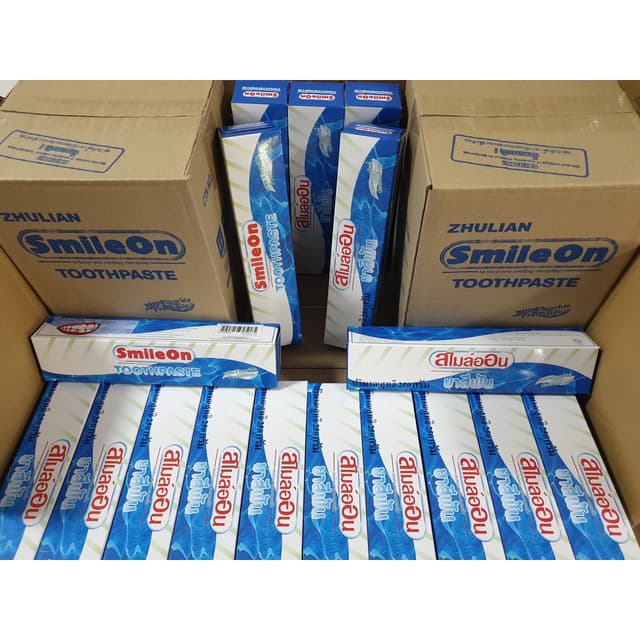 💎ค่าส่งถูก💎มีเรทส่ง💎 ยาสีฟันสไมล์ออน SmileOn 250Grams 💠แ