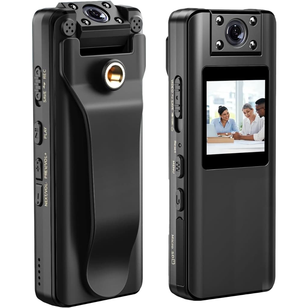 BOBLOV A22 กล้องจิ๋วติดตัว Body Camera กล้องติดตัว แบตเตอรี่ 2200mAh บันทึกต่อเนื่อง 10 ชั่วโมง เลนส์หมุนได้ 180 องศา 1080P / 30FPS https://wayoza.com