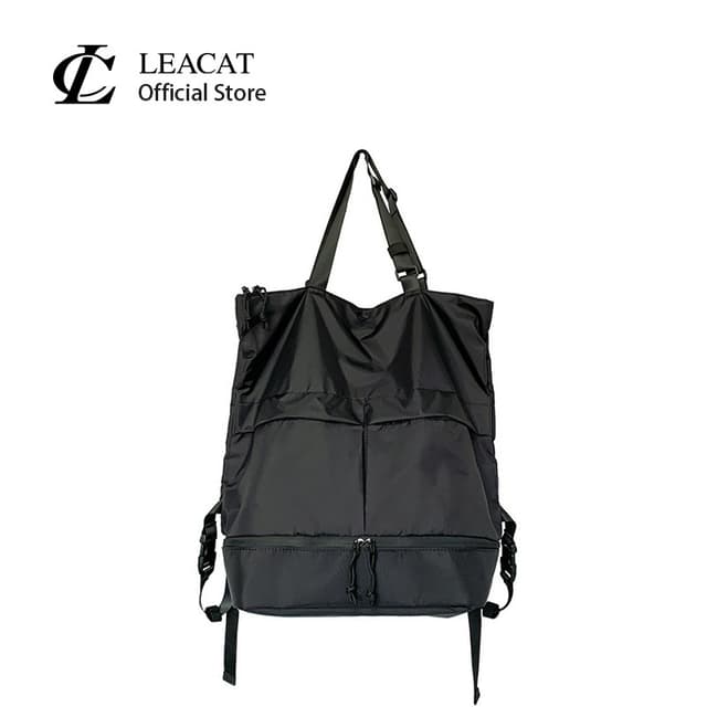 Leacat กระเป๋าเป้สะพายหลัง กันน้ํา ความจุขนาดใหญ่