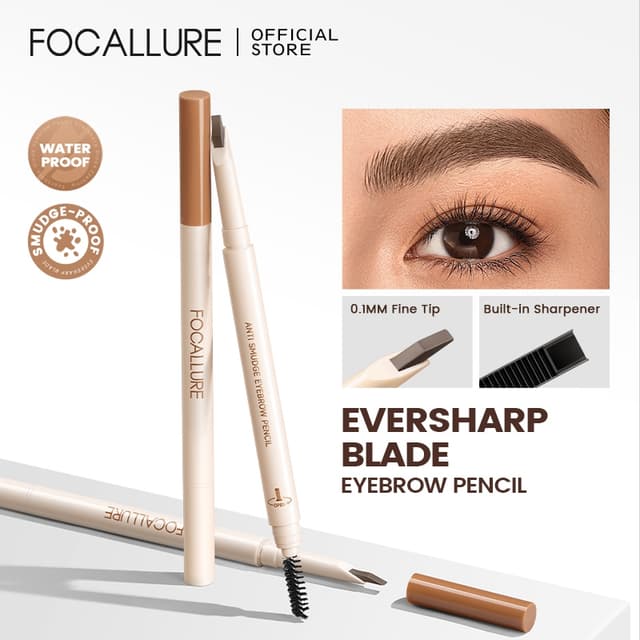 Focallure EverSharp Blade ดินสอเขียนคิ้ว 0.1 มม. กันน้ํา Smu