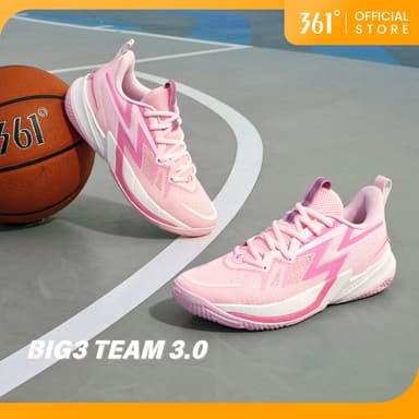 361 Degrees BIG3 Team 3.0 รองเท้าบาสเก็ตบอลอาชีพสำหรับผู้ชาย กันลื่นและทนต่อการสึกหรอ 672521122