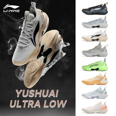LI-NING YUSHUAI ULTRA LOW รองเท้าบาสเก็ตบอลผู้ชายกีฬามืออาชีพ ABAU033 Legit Official Store