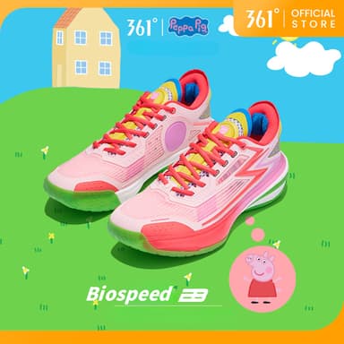【Peppa Pig】361 Degrees Biospeed BB New Color Men Basketball Shoes Light Stable Protection Breathable 672511101F