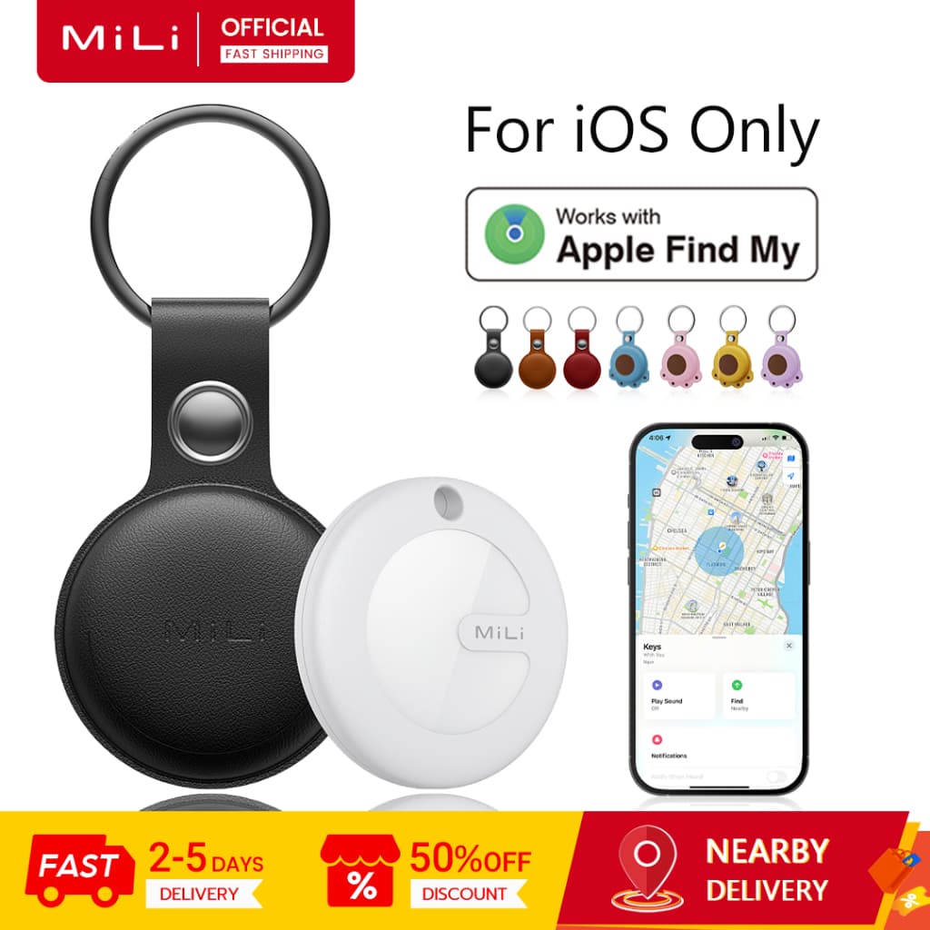 MiLi MiTag Apple รองรับเครือข่าย iOS Find My GPS ติดตามของหาย ติดตามแฟน อุปกรณ์ติดตามสัตว์ ติดตามลูก Bluetooth Tracker https://wayoza.com