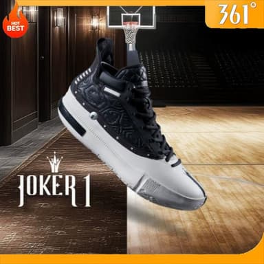 【จัดส่งจากกรุงเทพฯ ส่งเร็ว】361 Degrees Joker 1 รองเท้าบาสเก็ตบอลผู้ชายสูงด้านบนปฏิบัติสวมทนกีฬา 672521123