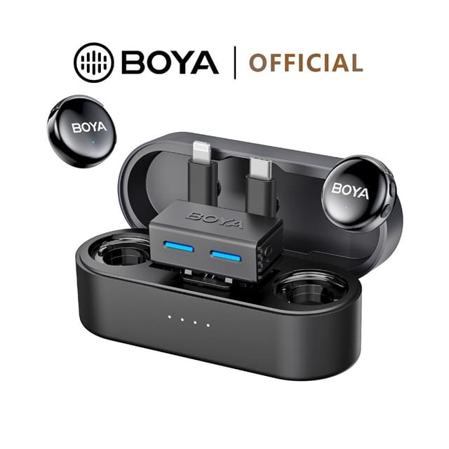 BOYA BOYALINK 3 ไมค์ไร้สาย AI-Powered ไมค์ตัดเสียงรบกวน ไมค์