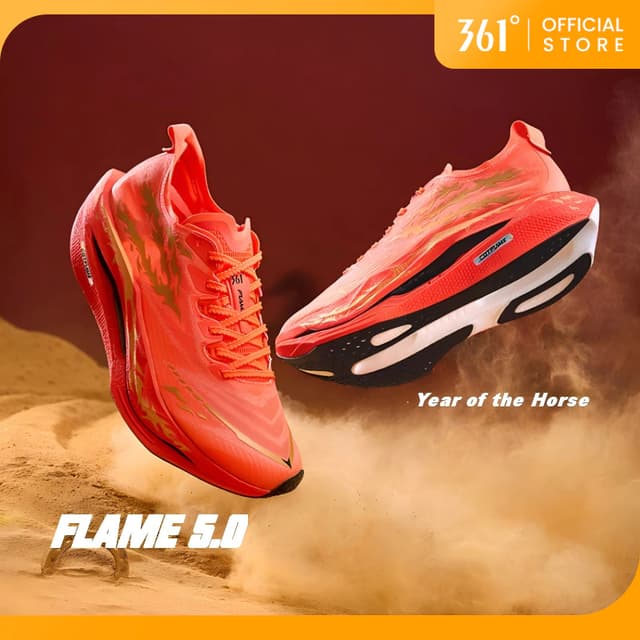【361 Degrees】Flame 5.0│ผู้ชายผู้หญิง Professional Marathon R