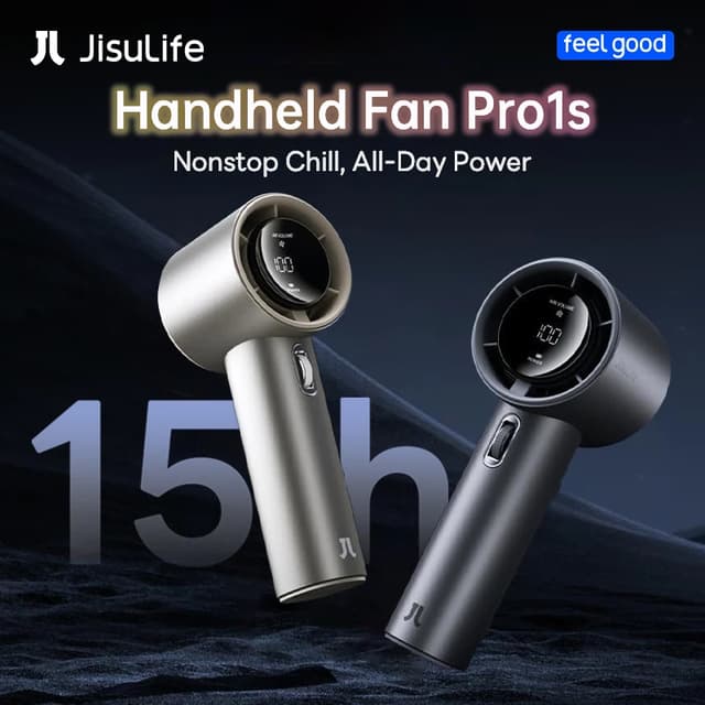 JisuLife Pro1 พัดลมพกพา พัดลมมือถือ Mini Jet Fan พัดลมมินิชา