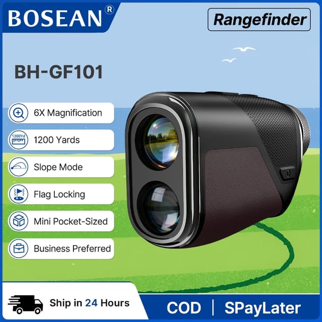 BOSEAN GF101 Golf Rangefinder 1200 หลา กำลังขยาย 6 เท่า โหมด