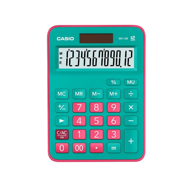 Casio Calculator เครื่องคิดเลข  คาสิโอ รุ่น  MX-12B-GNRD แบบ