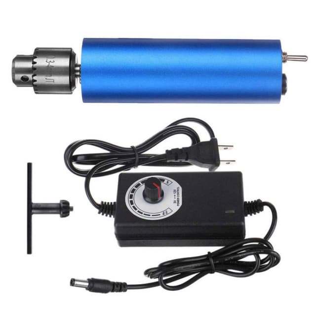 เครื่องเจียร์ mini สว่านจิ๋วไฟฟ้า 12V-24V 13000RPM แถมเครื่อ