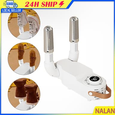 ร้านอยู่กทม.shoes dryer เครื่องเป่ารองเท้าแห้ง ตั้งค่าเวลาได้ พับได้ อบรองเท้ากําจัดกลิ่น ฆ่าเชื้อ