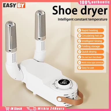 จัดส่งรวดเร็ว shoes dryer เครื่องเป่ารองเท้าแห้ง ตั้งค่าเวลาได้ พับได้ อบรองเท้ากําจัดกลิ่น ฆ่าเชื้อ แบบพกพา