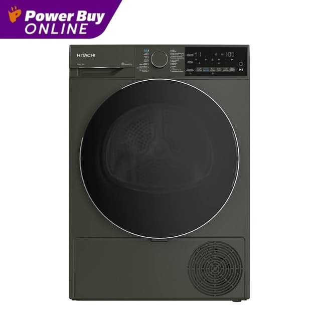 [จัดส่งพร้อมติดตั้ง] HITACHI เครื่องอบผ้าฝาหน้า (10 kg) รุ่น