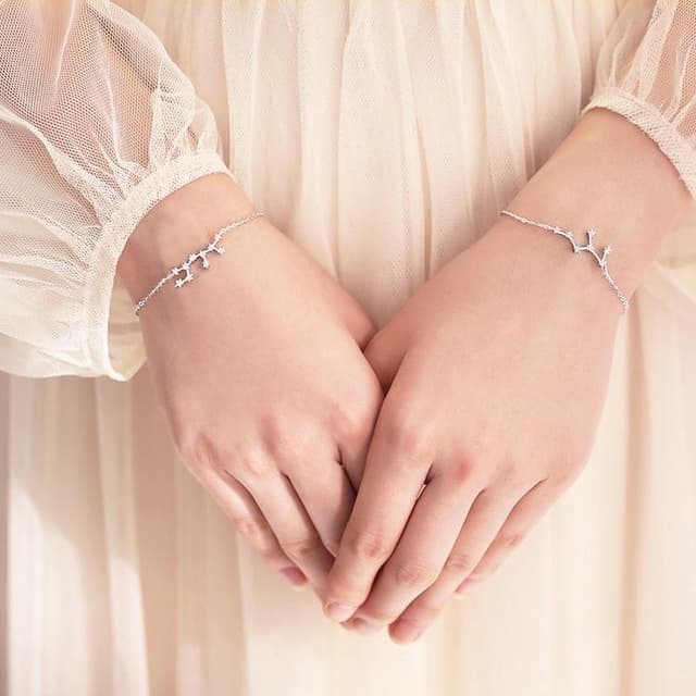12 Zodiac Bracelet สร้อยข้อมือเงินแท้ S925 [MERCELO]
