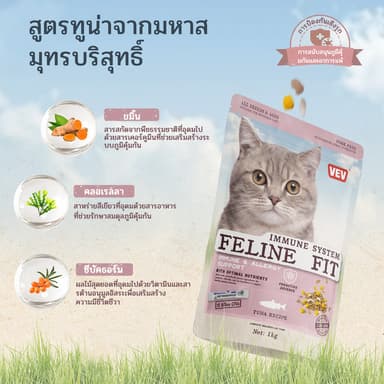 【โปรไบโอติกส์ฟรี】VEV  แบ่งขาย 1 kg. Premium Cat Food Gluten Free
