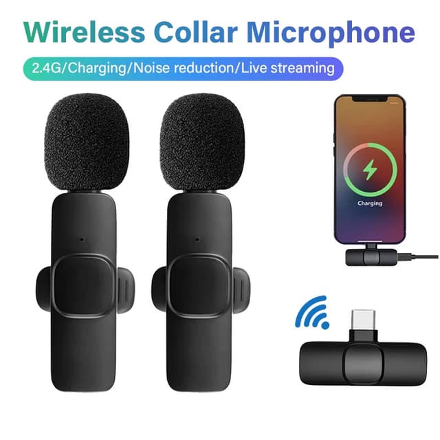 LoomLab ไมโครโฟนไร้สาย K9 Wireless Microphone K35 แบบพกพา ใช