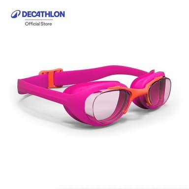 Decathlon Swimming Goggles Xbase - Clear Lenses - Kids’ Size แว่นตาว่ายน้ำรุ่น 100 Xbase ขนาด S - Pink
