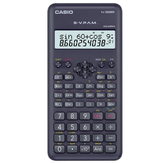 CASIO เครื่องคิดเลขวิทยาศาสตร์ 240 ฟังก์ชัน รุ่น FX-350MS-2 