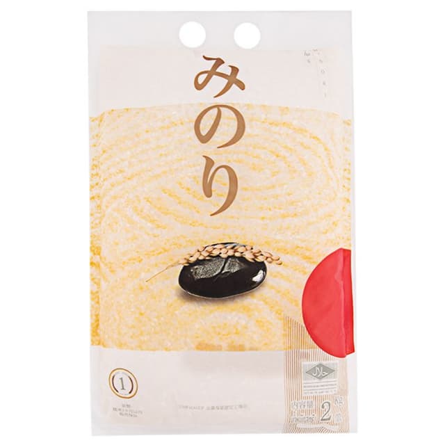 มิโนริข้าวญี่ปุ่น 2กก. Minori Japanese Rice 2kg. [หมายเลขบาร