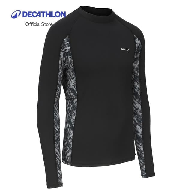 Decathlon Men’S Surfing UV Protection Top Brush เสื้อป้องกัน