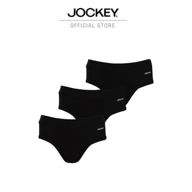 JOCKEY UNDERWEAR กางเกงในชาย VALUE PACK รุ่น KU VL1221 BRIEFS (Pack 3 ชิ้น)
