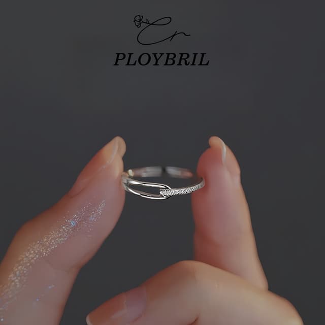 PLOYBRIL จากไทย 1วันถึง💕แหวนเงินแท้ S925 สไตล์เกาหลี หรูหรา