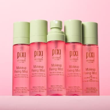 Pixi Makeup Fixing Mist สเปรย์เซ็ตเมคอัพ Rose Water & Green Tea ล็อคเมคอัพติดทน 80ml