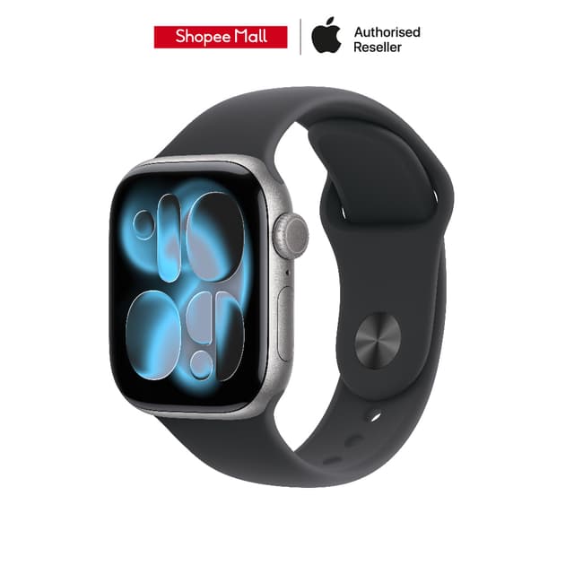 Apple Watch Series 11 GPS Space Grey Aluminium Case with Spo