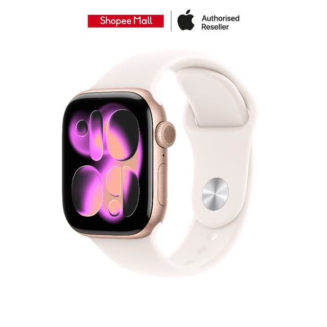 Apple Watch Series 11 GPS Rose Gold Aluminium Case with Spor