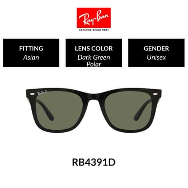 Ray-Ban 0RB4391D 601/9A65 Sunglasses แว่นกันแดด