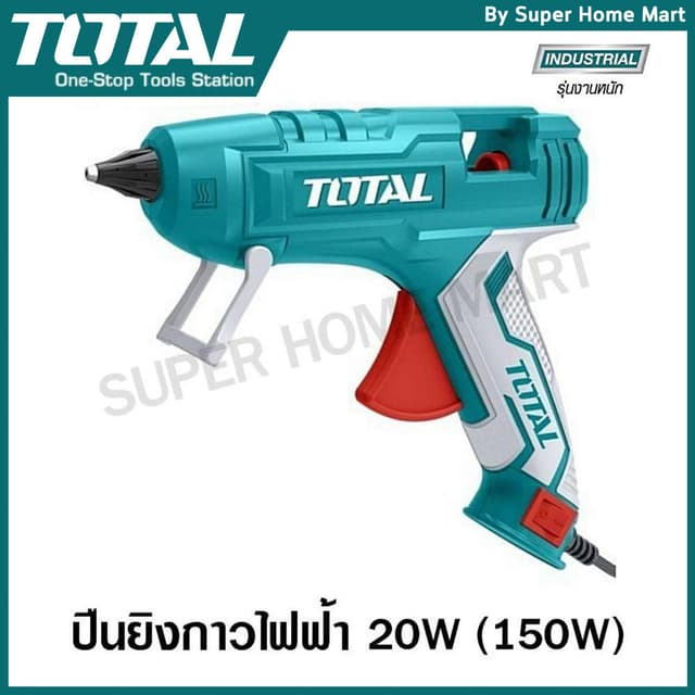 Total ปืนกาวไฟฟ้า พร้อมกาวแท่ง รุ่น TT001116 / TT101116 / TT