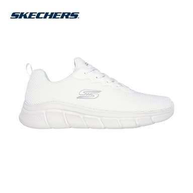 Skechers สเก็ตเชอร์ส รองเท้าลำลองผู้ชาย Men BOBS Sport B Flex Chill Edge Casual Shoes - 118106-OFWT Memory Foam