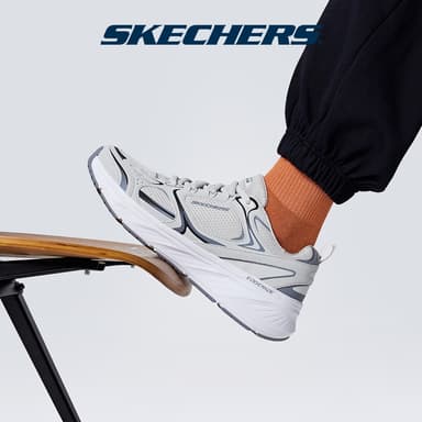 Skechers สเก็ตเชอร์ส รองเท้าผู้ชาย Men Sport Edgeride Exodis Shoes - 232844-GRY Air-Cooled Memory Foam