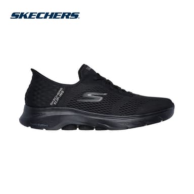 Skechers สเก็ตเชอร์ส รองเท้าผู้ชาย Men GOwalk 7 GOwalk Shoes - 216648-BBK - Air-Cooled Memory Foam