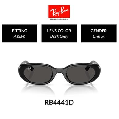 RAY-BAN - RB4441D WHITE/BLACK แว่นกันแดด
