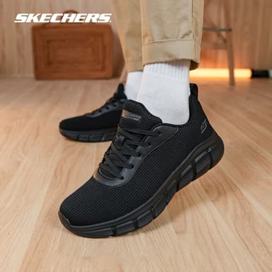 Skechers สเก็ตเชอร์ส รองเท้าผู้ชาย Men Bobs B Flex Bobs Shoes - 118103-B - Memory Foam