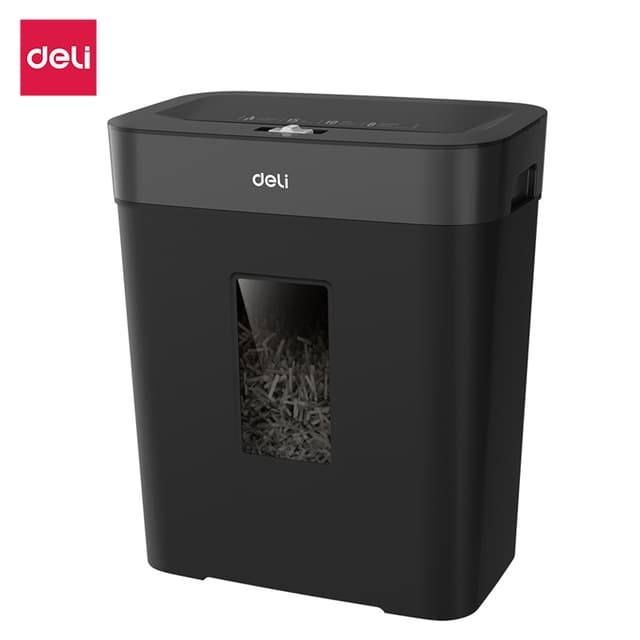 Deli เครื่องทำลายเอกสาร 12L/15L เครื่องย่อยกระดาษ A4 อัตโนมัติ  ดึงกระดาษอัตโนมัติ Paper Shredder รุ่น ET021 รุ่น ET023 รุ่น ET014 รุ่น ET015