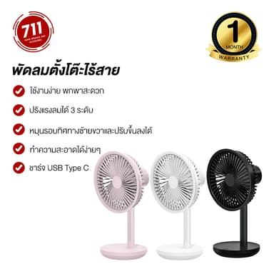 Solove F5/F02/F03 พัดลมตั้งโต๊ะไร้สาย 4,000mAh ปรับแรงลมได้ ส่ายได้ หมุนได้ พัดลมขนาดเล็ก พัดลมมินิไอเย็น ลมแรง ขนาดพกพา