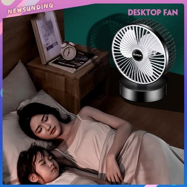 ขนาดเล็ก 6 นิ้ว J155 พัดลมตั้งโต๊ะอัจฉริยะ พัดลม USB พกพาสะดวก