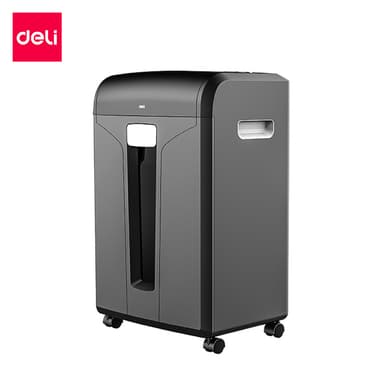 Deli เครื่องทำลายเอกสาร A4 เครื่องย่อยกระดาษ ทำลายกระดาษ 31 ลิตร ทำงานต่อเนื่อง 30 นาที Paper Shredder รุ่น E14400