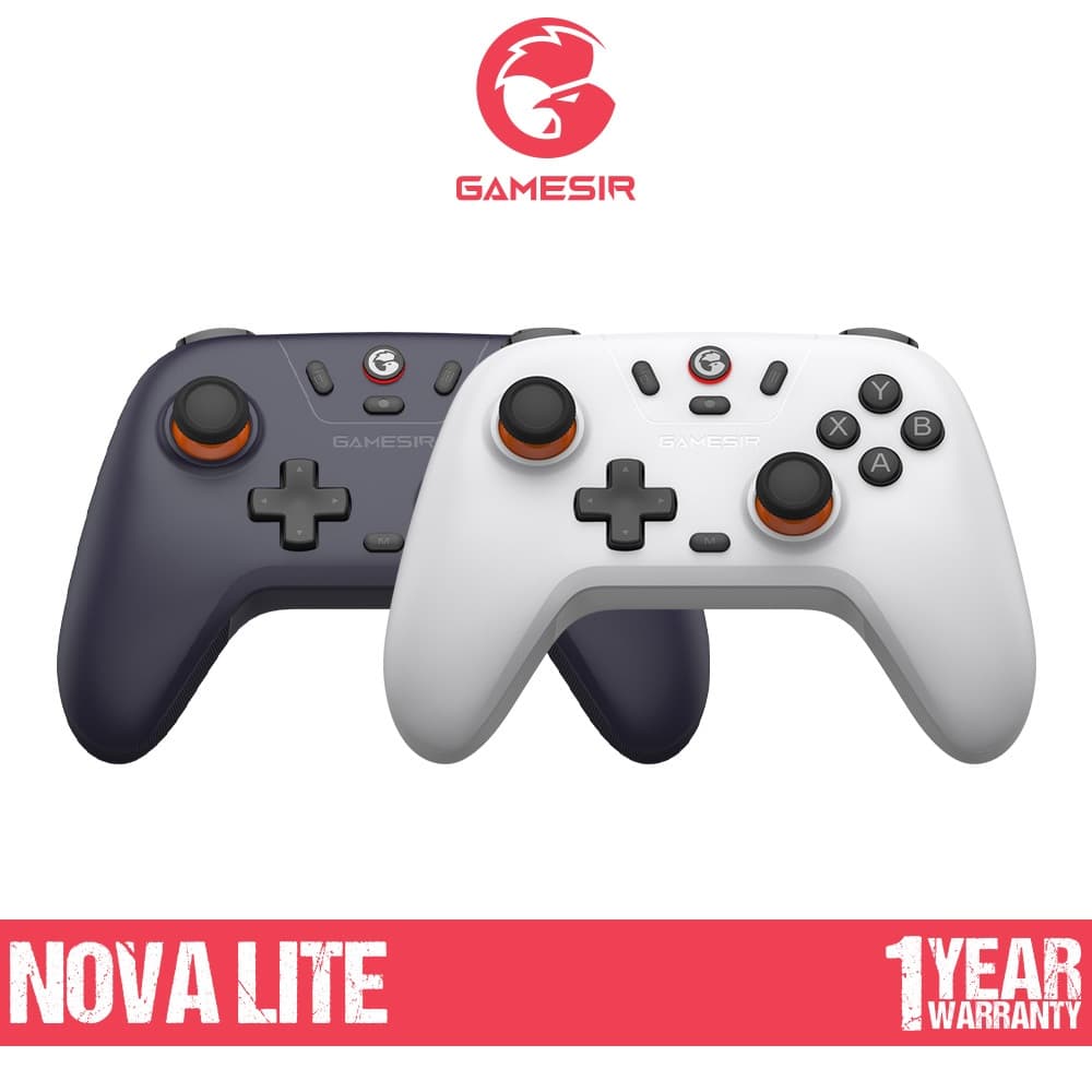 GAMESIR Nova Lite Multiplatform Controller จอยเกมไร้สาย ™ Hall Effect มอเตอร์ Dual Rumble https://wayoza.com
