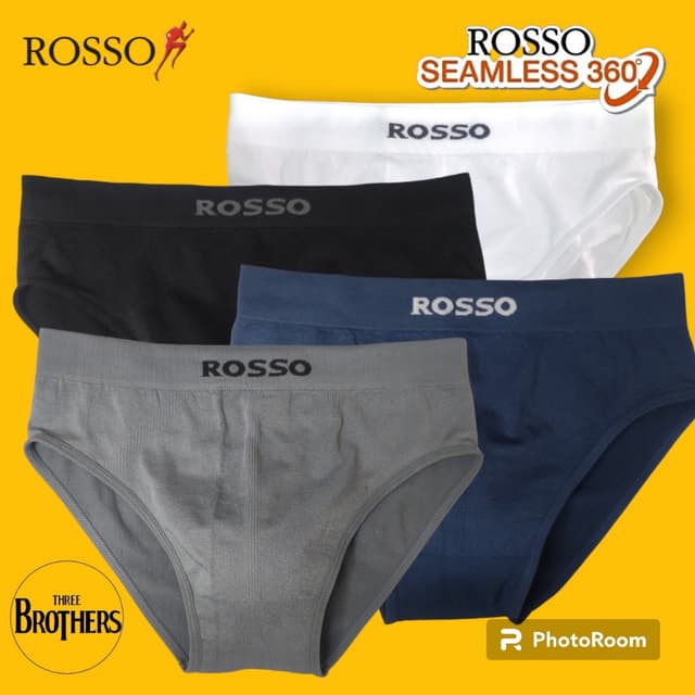 กางเกงในชาย ROSSO Seamless รุ่นขาเว้า ไร้รอยต่อ ไร้ตะเข็บ ระ